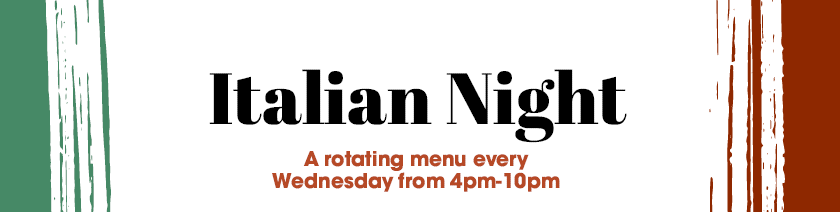 Italian Night at Blue Lake Casino Hotel