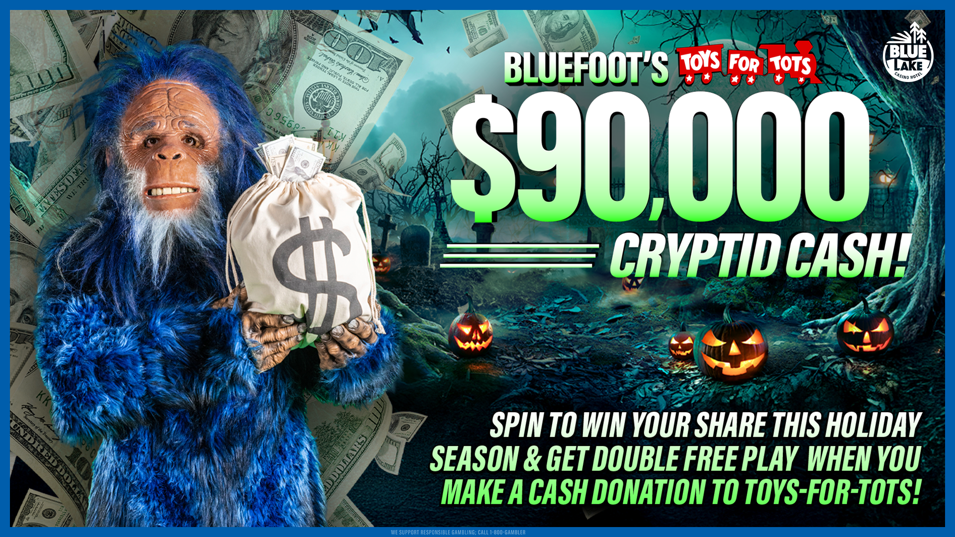 Bluefoot's Cryptid Cash Promotion