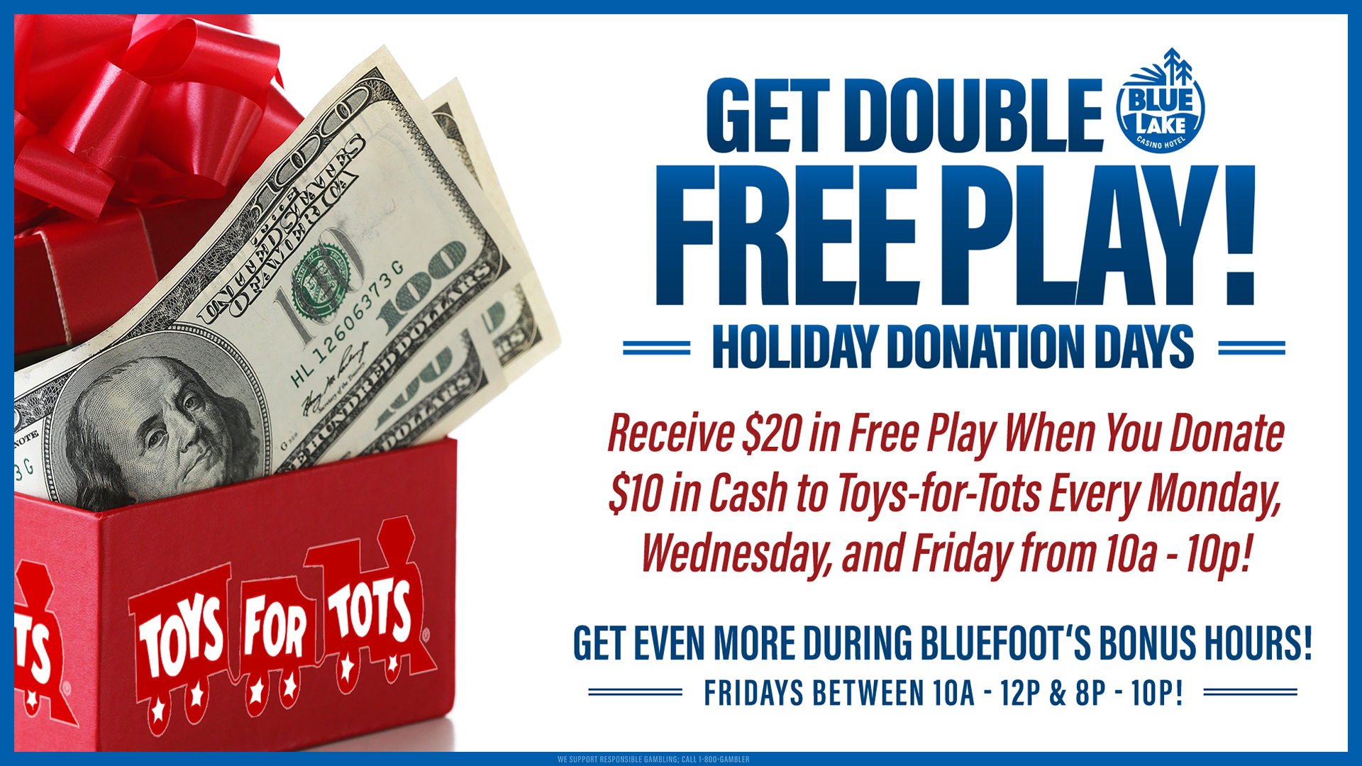 Toys for Tots donation days